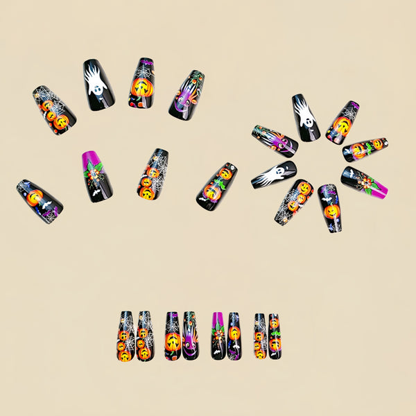 12 Sizes-24 Pcs Press On Nails Y891