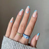12 Sizes-24 Pcs Press On Nails JP1351