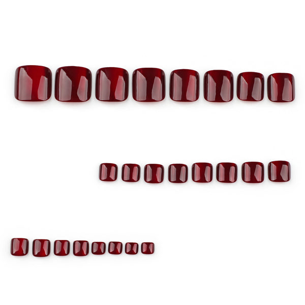 12 Sizes-24 Pcs Press On Nails JP3701