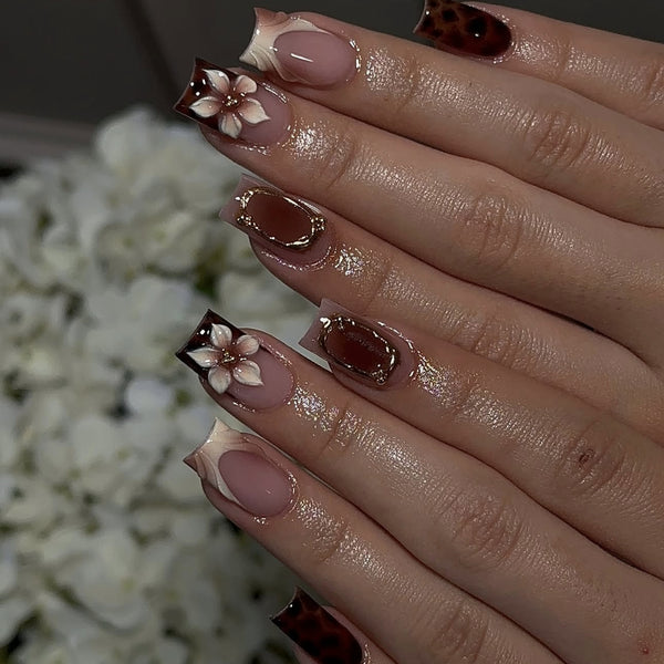12 Sizes-24 Pcs Press On Nails FT-350