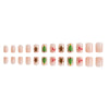 12 Sizes-24 Pcs Press On Nails C049