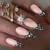 12 Sizes-24 Pcs Press On Nails W750