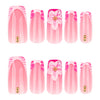 12 Sizes-24 Pcs Press On Nails JP3894