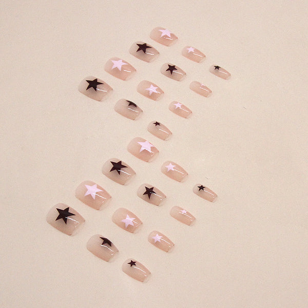 12 Sizes-24 Pcs Press On Nails R802