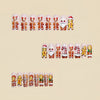12 Sizes-24 Pcs Press On Nails Y1201