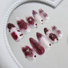 12 Sizes-24 Pcs Press On Nails Z1088