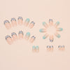 12 Sizes-24 Pcs Press On Nails W1697