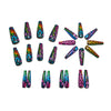 12 Sizes-24 Pcs Press On Nails Y1579