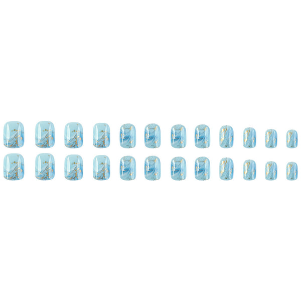 12 Sizes-24 Pcs Press On Nails Y044
