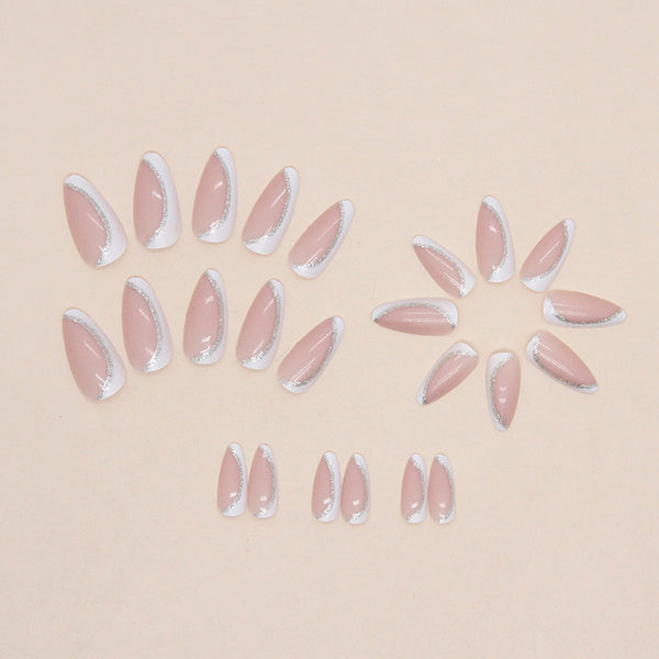 12 Sizes-24 Pcs Press On Nails W769