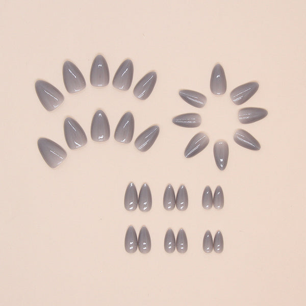 12 Sizes-24 Pcs Press On Nails W1606