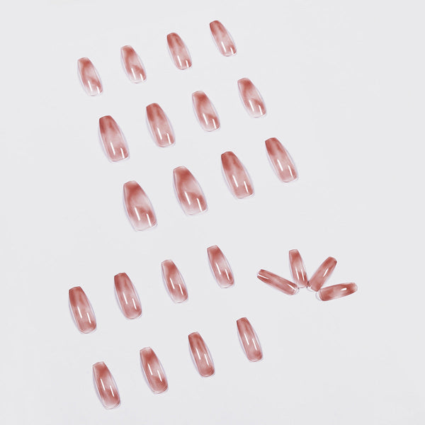 Glossy Long Ombre Press on Nails