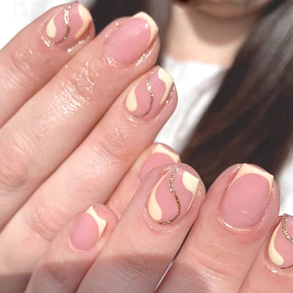 12 Sizes-24 Pcs Press On Nails W827