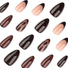 12 Sizes-24 Pcs Press On Nails JP4094