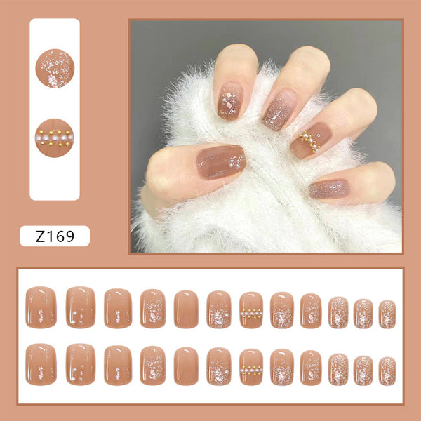 12 Sizes-24 Pcs Press On Nails Z162