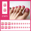 12 Sizes-24 Pcs Press On Nails C1073