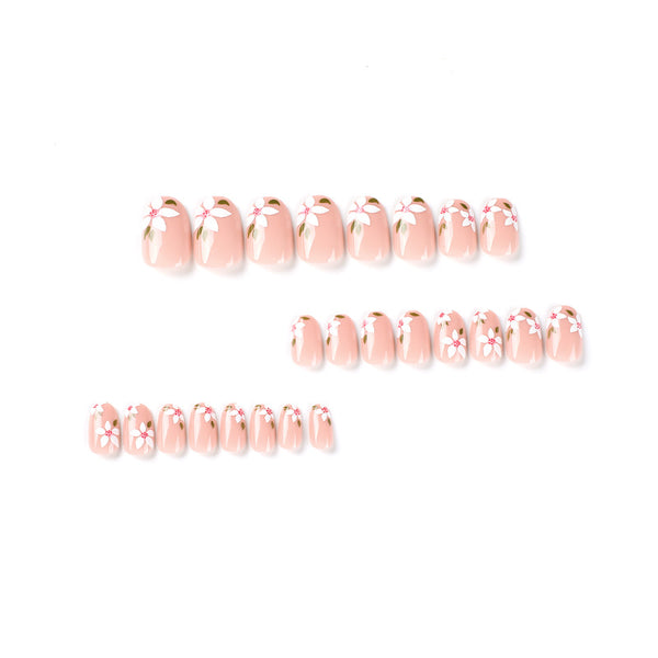 12 Sizes-24 Pcs Press On Nails JP2483