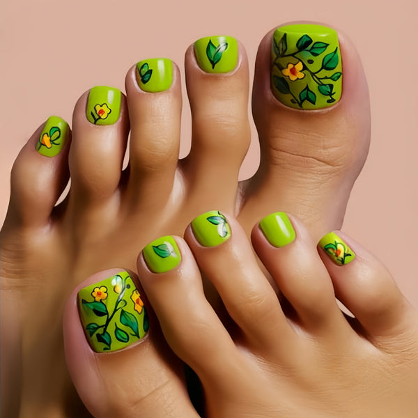 12 Sizes-24 Pcs Press On Nails Y593