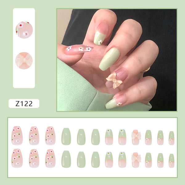 12 Sizes-24 Pcs Press On Nails Z122