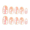 12 Sizes-24 Pcs Press On Nails JP3436