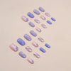 12 Sizes-24 Pcs Press On Nails W1125
