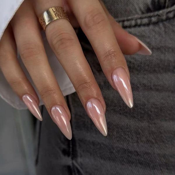 Glamhalo Premiere 30pcs Press On Nails – Eco-Friendly Perfect Fit - GD10