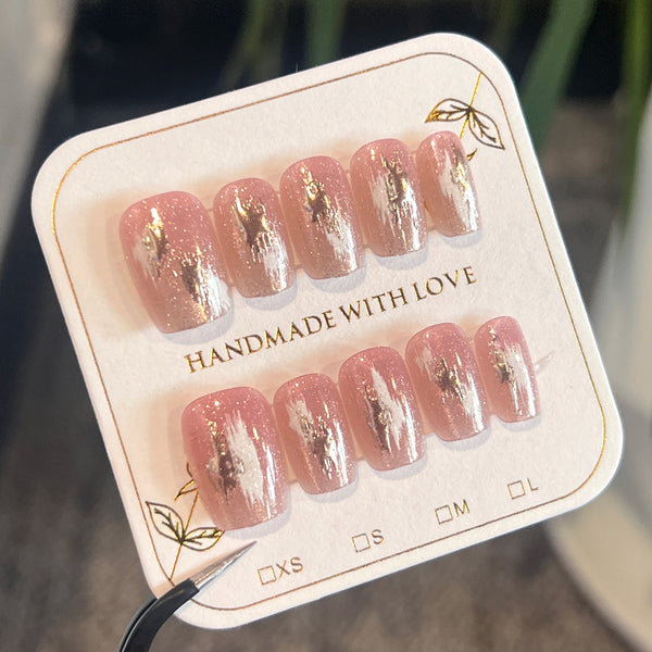 12 Sizes-24 Pcs Press On Nails SP133