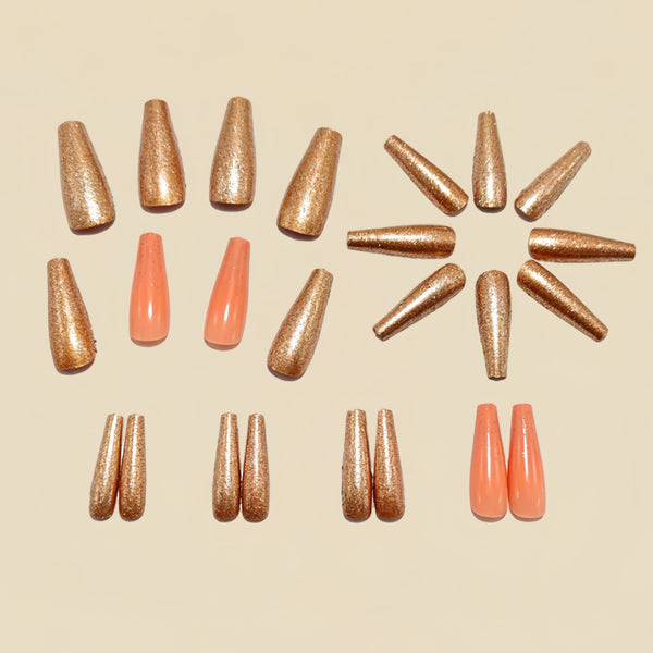12 Sizes-24 Pcs Press On Nails Y1578