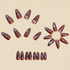 12 Sizes-24 Pcs Press On Nails Y1831