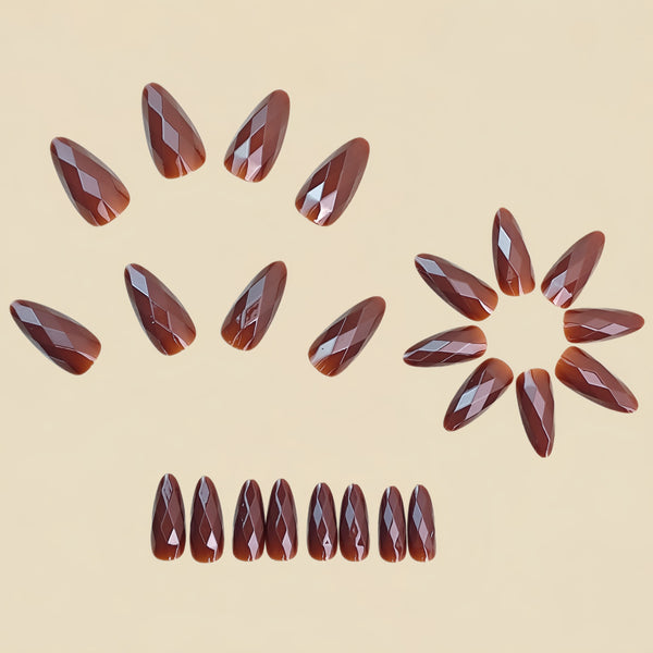 12 Sizes-24 Pcs Press On Nails Y1831