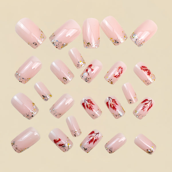 12 Sizes-24 Pcs Press On Nails Y1779