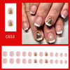 12 Sizes-24 Pcs Press On Nails C653