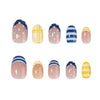 12 Sizes-24 Pcs Press On Nails JP4435