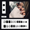 12 Sizes-24 Pcs Press On Nails R161