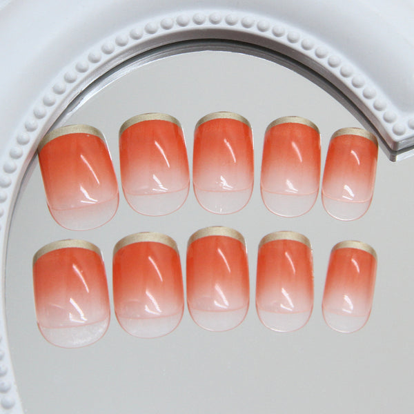 12 Sizes-24 Pcs Press On Nails R032