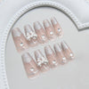 12 Sizes-24 Pcs Press On Nails Z1061