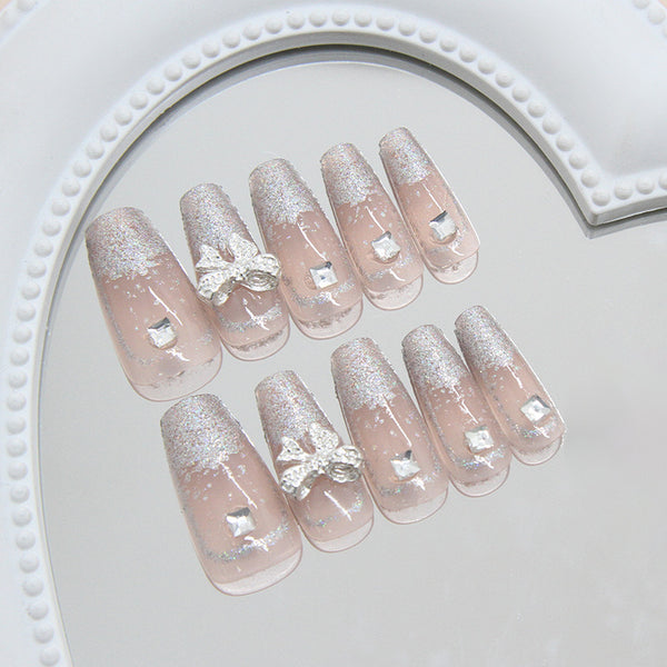 12 Sizes-24 Pcs Press On Nails Z1061