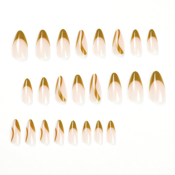 12 Sizes-24 Pcs Press On Nails JP1790