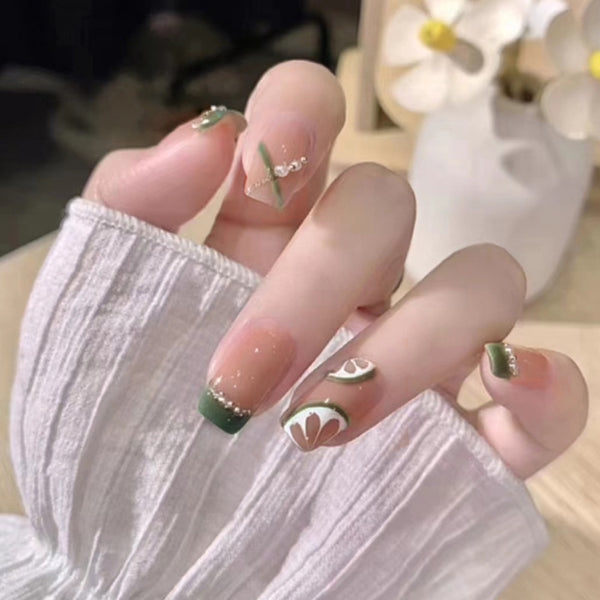 12 Sizes-24 Pcs Press On Nails Z729