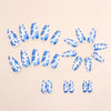 12 Sizes-24 Pcs Press On Nails W1201