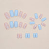 12 Sizes-24 Pcs Press On Nails W640