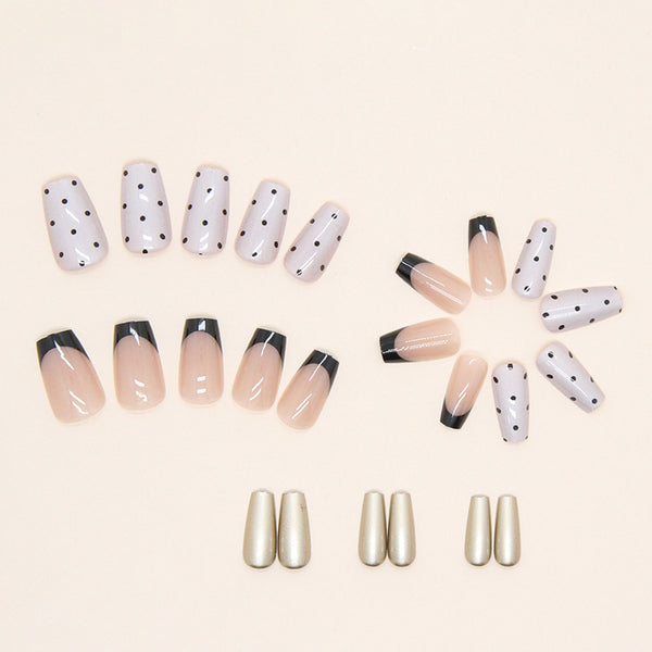 12 Sizes-24 Pcs Press On Nails R764