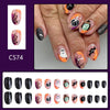 12 Sizes-24 Pcs Press On Nails C574