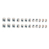 12 Sizes-24 Pcs Press On Nails W1473