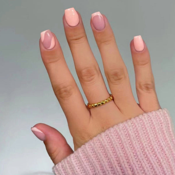 12 Sizes-24 Pcs Press On Nails W820