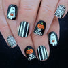 12 Sizes-24 Pcs Press On Nails C1127