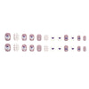 12 Sizes-24 Pcs Press On Nails K008