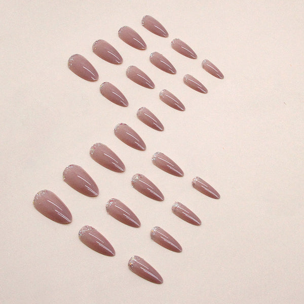 12 Sizes-24 Pcs Press On Nails W1178