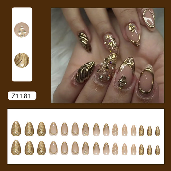 30 Pcs Press On Nails Z1181