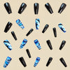 12 Sizes-24 Pcs Press On Nails Y406